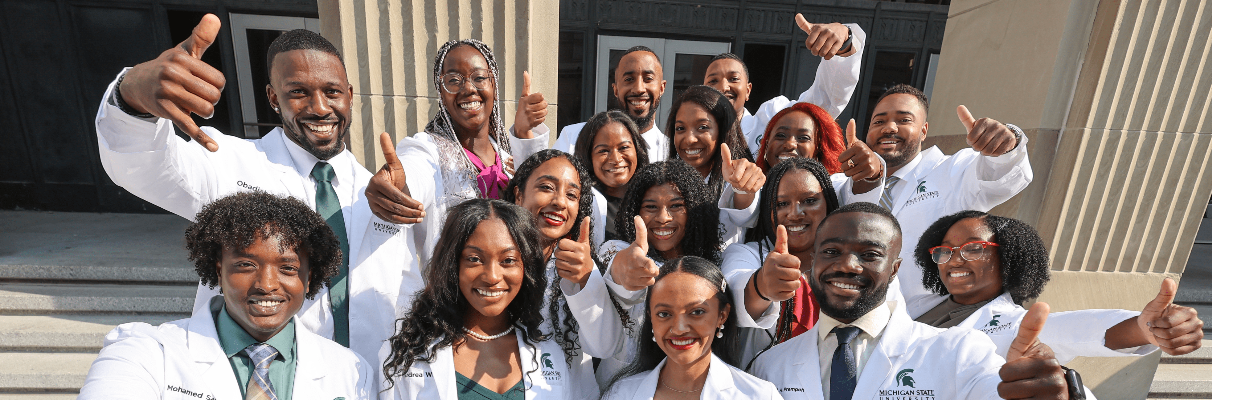 Medical students in a classroom